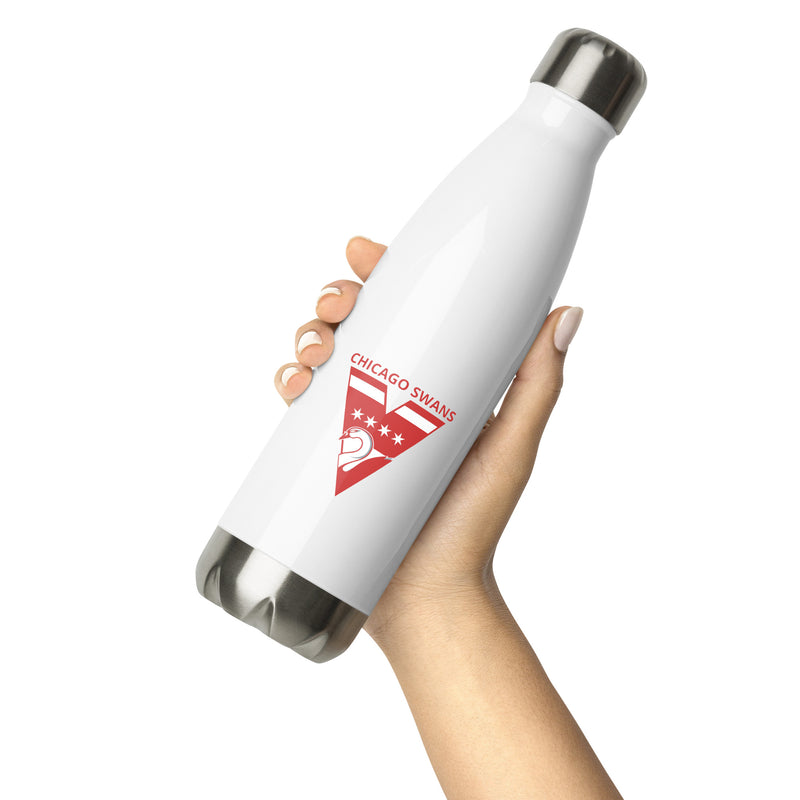 Stainless Steel Water Bottle - Swans Logo